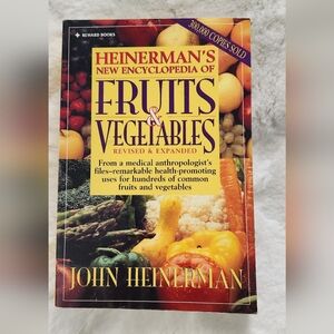 2/$15 - Heinerman's New Encyclopedia of Fruits and vegetables softcover book
